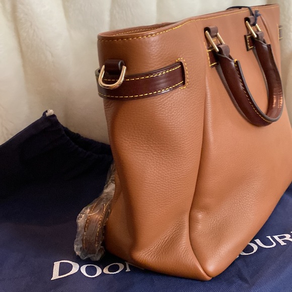 Dooney & Bourke Tan Leather Tote - Picture 6 of 12